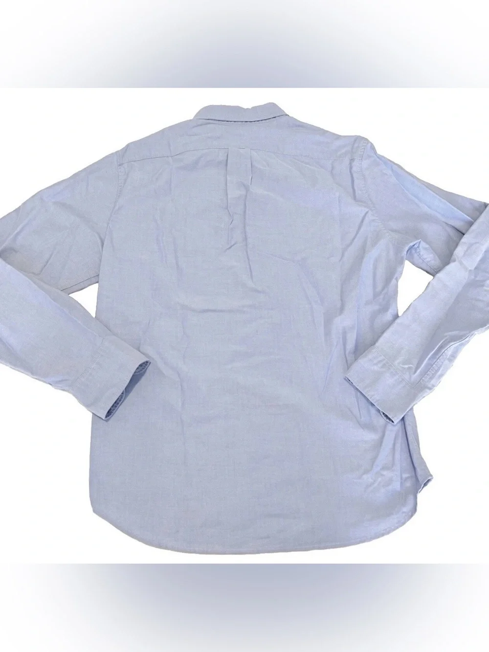 Woven For J.Crew All Cotton Oxford Button Up Shirt Slim Fit Blue Mens M